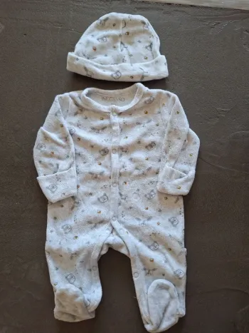 Grenouillère + bonnet