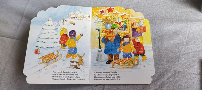 Livre cartonné pour jeune enfant le taxi luge de max et lola - photo numéro 6