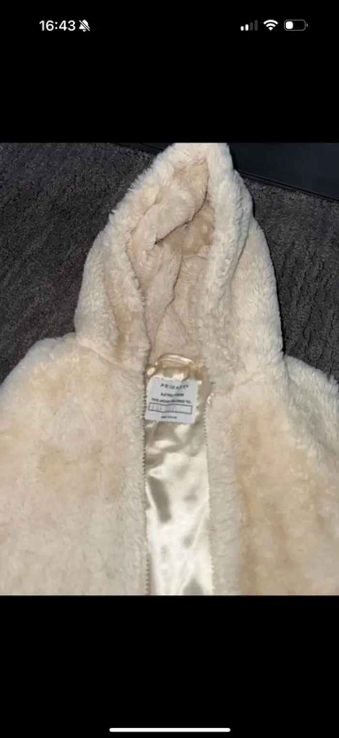 Veste filles manche courte primar taille 116 - photo numéro 2