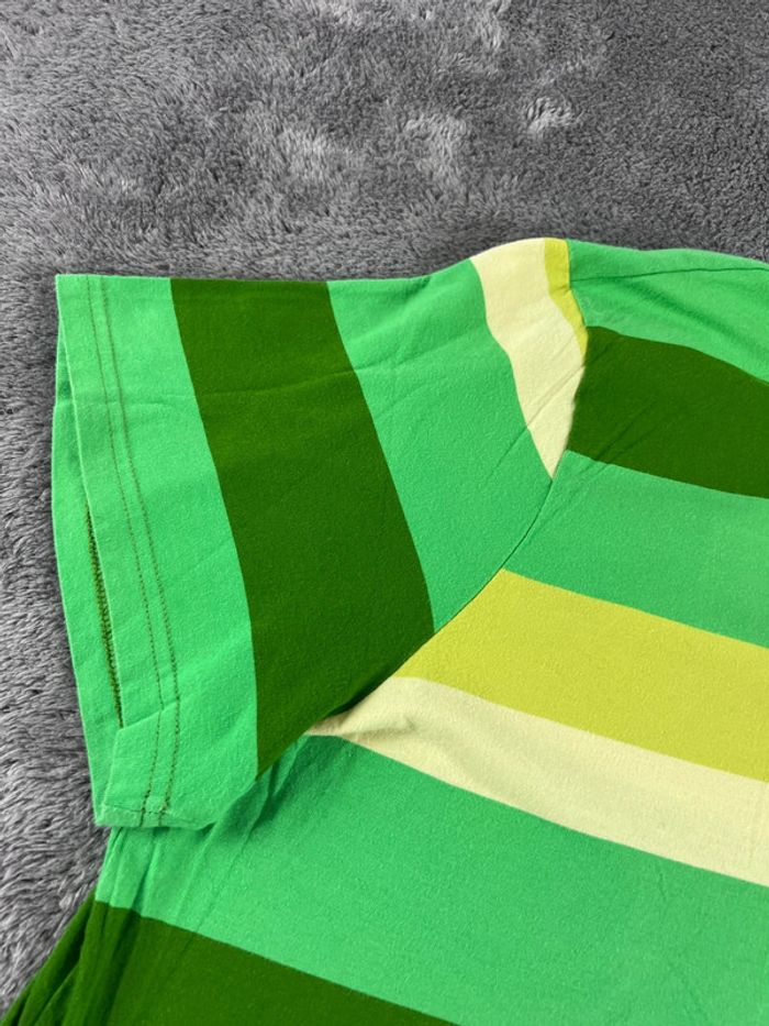 Polo rayé Puma vert et jaune – Taille XXL - photo numéro 10