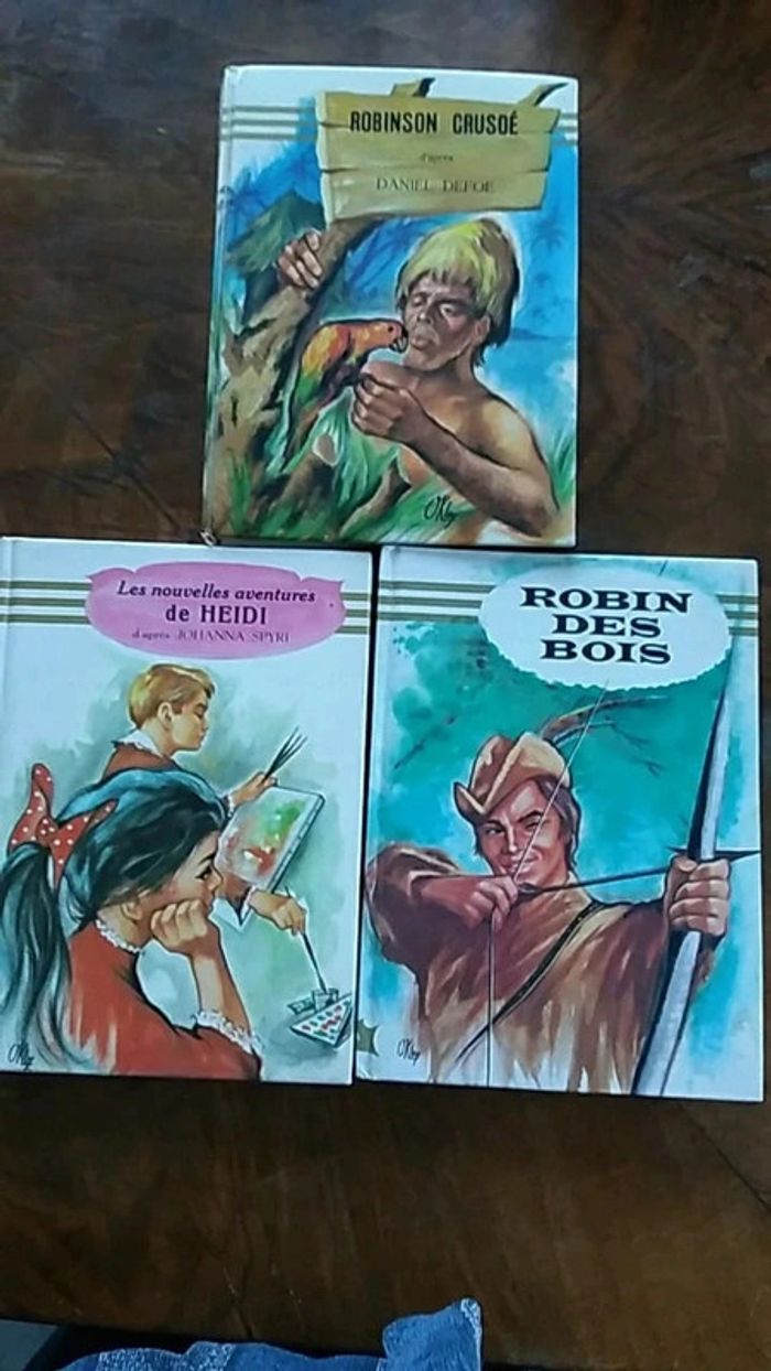 Lot de 3 livres de collection
