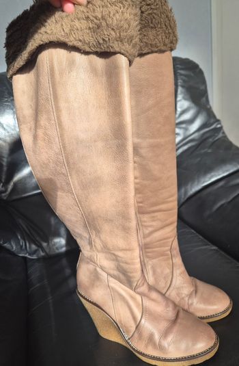 Bottes cavalières simili cuir