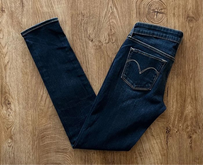 Jean/pantalon bleu marine Levi's San Francisco pour femme, taille W 29 (38 taille française) - photo numéro 2