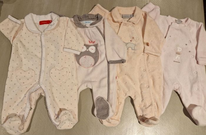 Lot pyjama velours Naissance - photo numéro 4