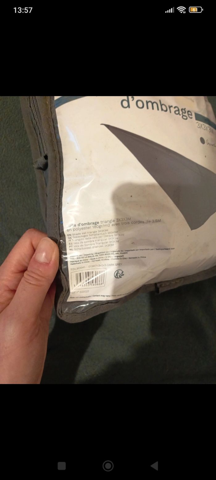 Voile d'ombrage - photo numéro 2