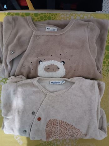Lot 2 pyjamas hiver