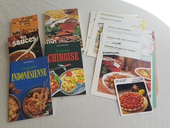Lot livres recettes