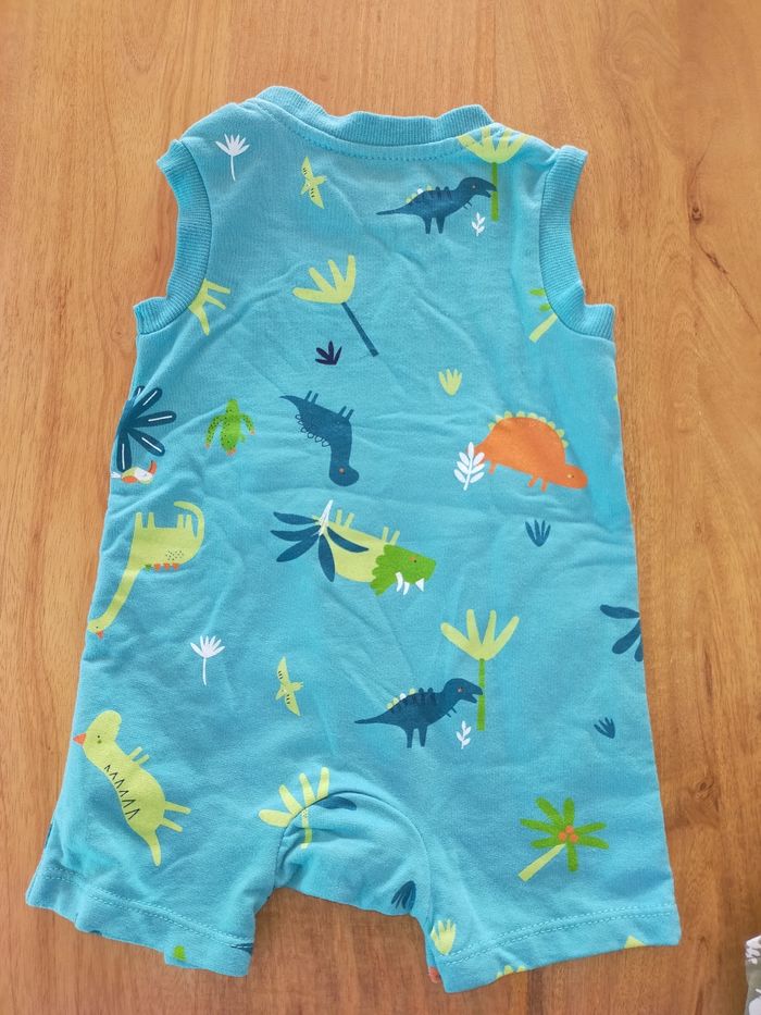 🦖 Lot de 2 barboteuses/combi-shorts dinosaures 🦕 - photo numéro 5