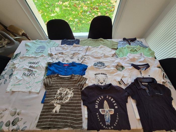 Lot polos et t-shirts manches courtes (17)