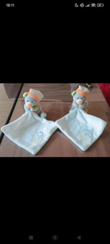 Doudou plat Baby Nat