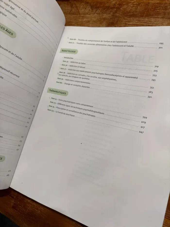 Livre, référentiel de psychiatrie et Addictologie - photo numéro 6