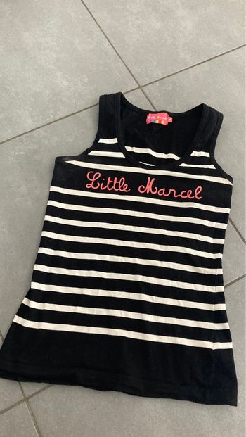 Débardeur haut top débardeur vêtement femme taille S little marcel