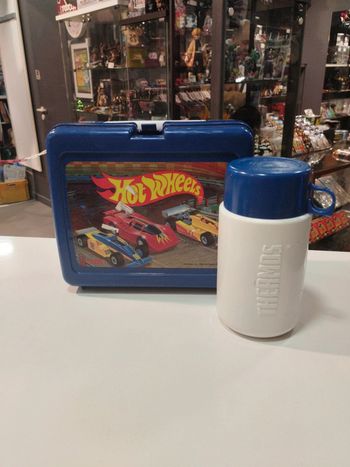Hot wheels - lunch box - thermos - 1989