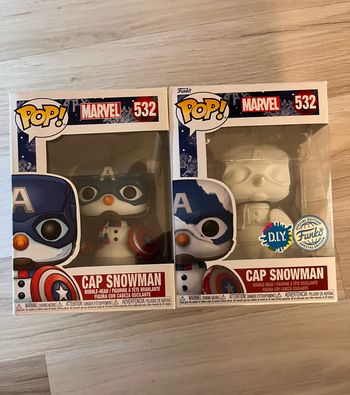 Funko pop cap snowman Marvel