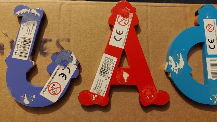 Lettre prénom porte JADE - photo numéro 4