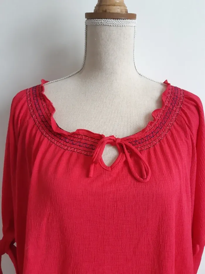 Blouse manches courtes Gémo T54/56 - photo numéro 2