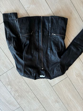 Veste en cuir véritable Jacqueline riu