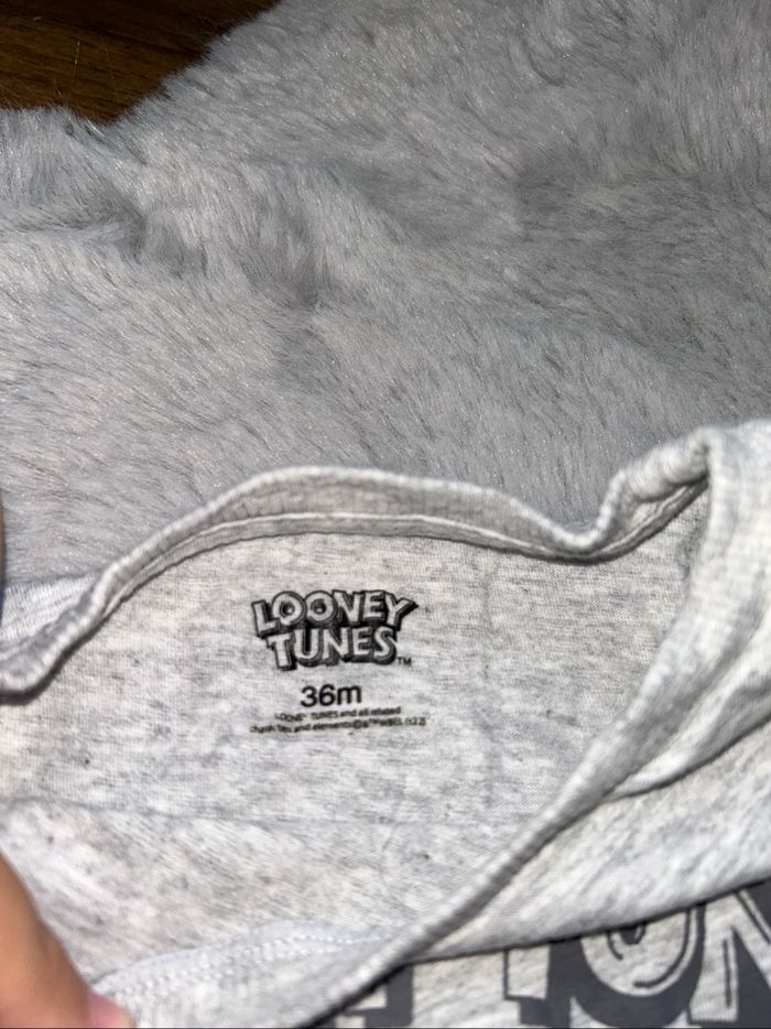T-shirt gris Grosminet - 36 mois - Looney Tunes - photo numéro 3