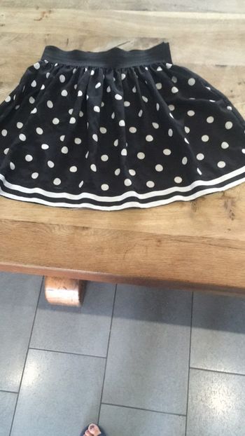 Mini jupe à pois