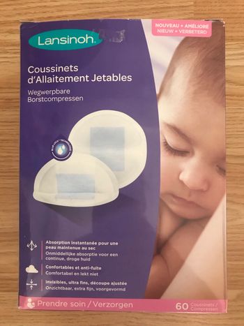 Coussinets d allaitement non utilisés