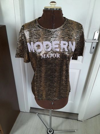 Tee shirt imprimé doré May taille S/M
