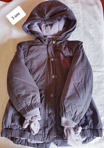Manteau 3 en 1 vertbaudet 3 ans