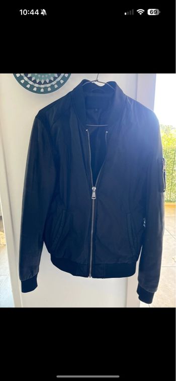 Veste en cuir redskins