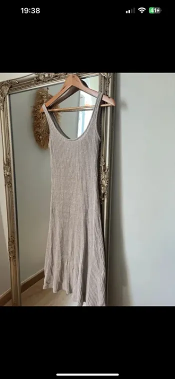 Robe en maille stradivarius