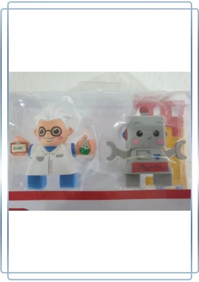 Figurines little tikes waffle blocks buddies, neuf mais boite abimée - photo numéro 3
