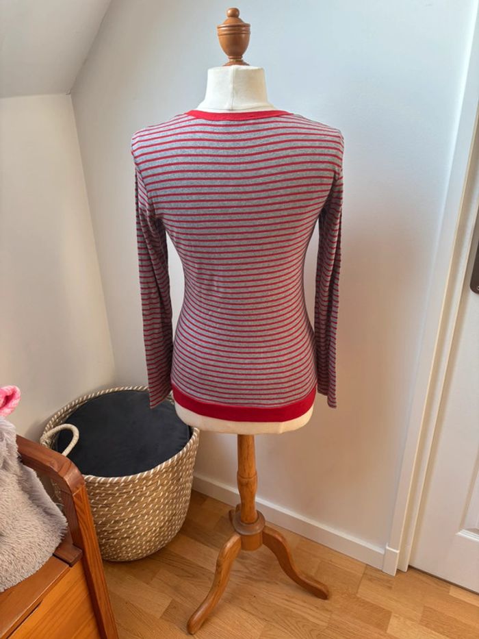 T-shirt ML - marinière - Taille 40 - photo numéro 9