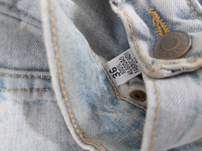 Jean jambes larges évasées pattes d'éléphant Pontiac femme taille 36 - photo numéro 6