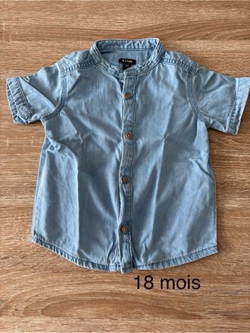 Chemise manche courte 18 mois