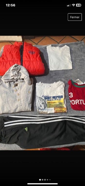 Lot de 6 vêtements taille 7 /8 ans plusieurs marques(Zara