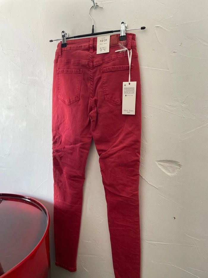 Jean skinny rouge n °577 - photo numéro 6