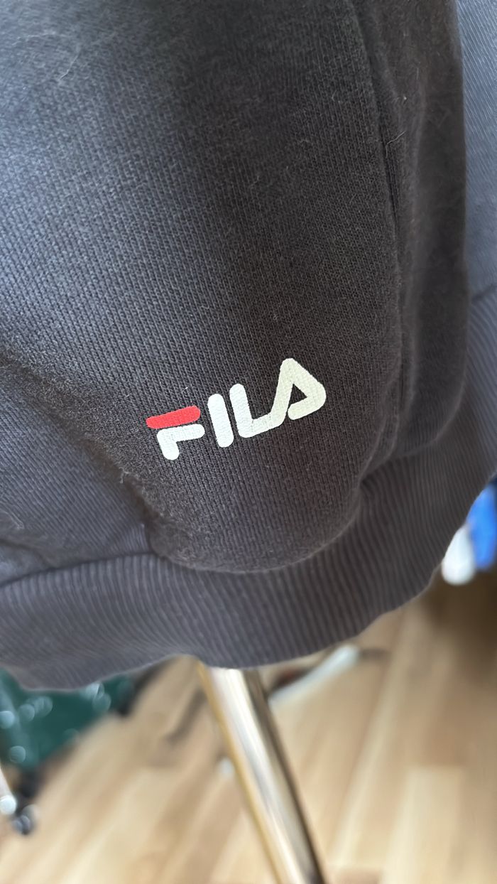 Sweat à capuche long Fila T36 - photo numéro 3