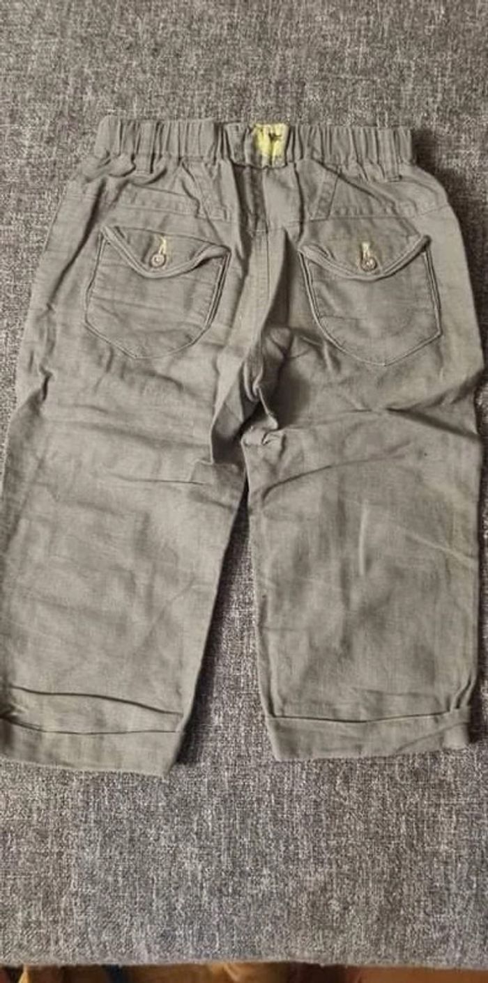 Pantalon lin kaki bébé garçon - photo numéro 2