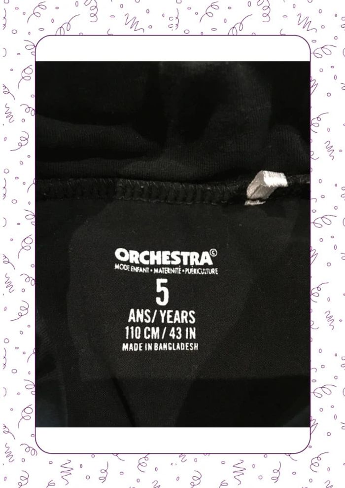 T-shirt col roulé noir orchestra - photo numéro 3