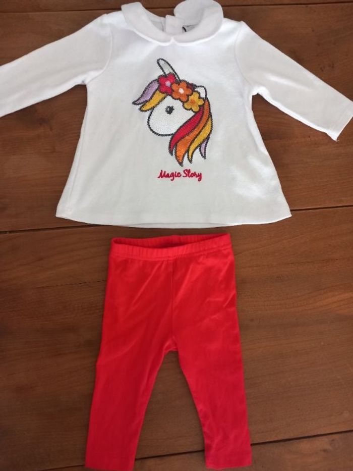 Ensemble licorne 3 mois