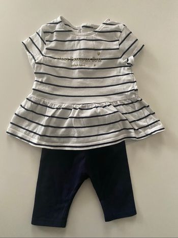 Ensemble robe + legging 3 mois