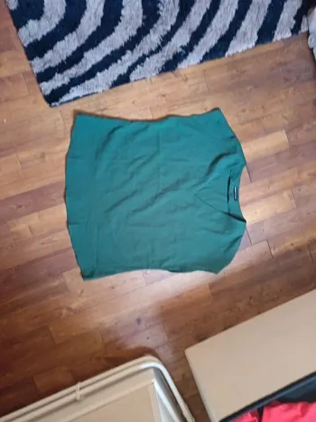 Blouse légère vert femme