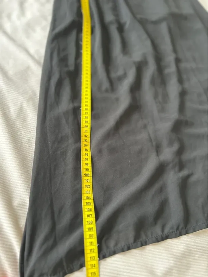 Robe longue de soirée noire, taille L dentelle - photo numéro 6
