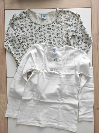 Tee-shirts manches longues Petit Bateau 8 ans
