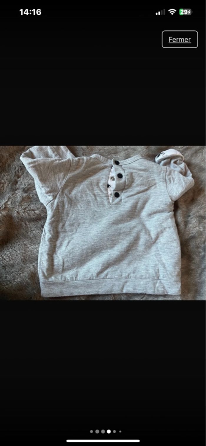 Pull kenzo baby neuf mixte 6 mois - photo numéro 5