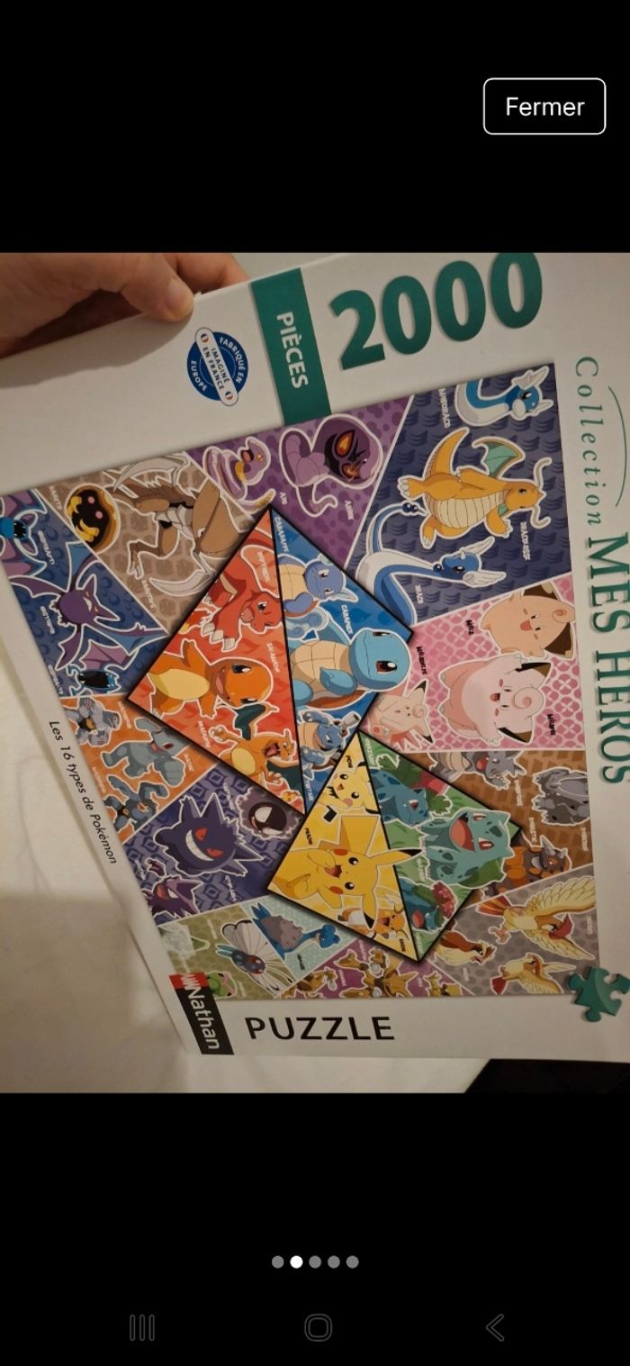 Puzzle pokemon 2000p NEUF - photo numéro 2