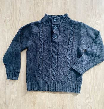 Pull gris torsadé 10ans