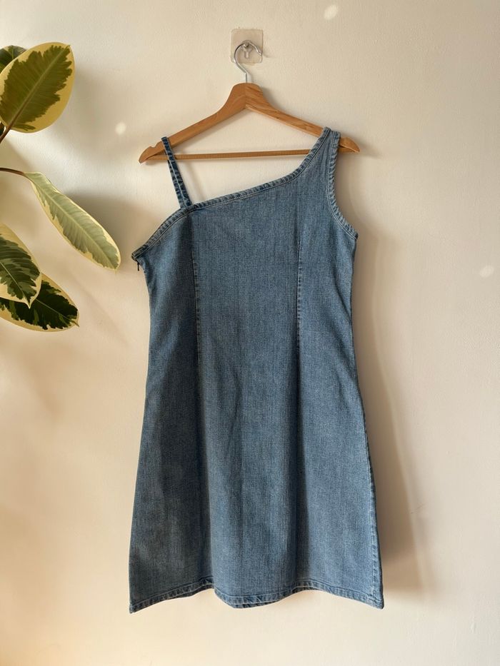 Robe en jean asymétrique - Apocalypse - Taille XL (convient M/L) - photo numéro 2