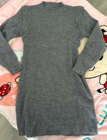 Robe pull grise