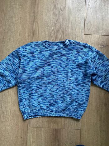Pull en tricot fait main en coton