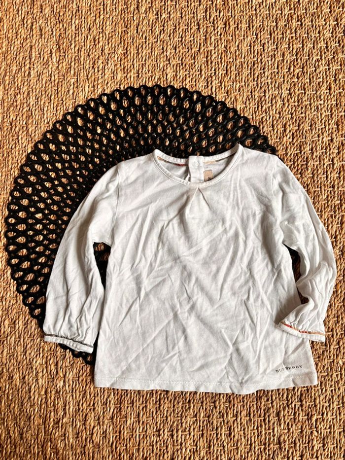 TEE shirt burberry blanc