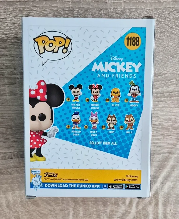 Figurine Pop Funko Disney : Minnie Mouse (Mickey and Friends) n°1188 - photo numéro 3